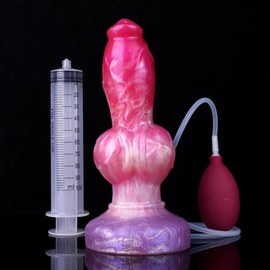 10 Inches Realistic Dog Cock Ejaculating Dildo