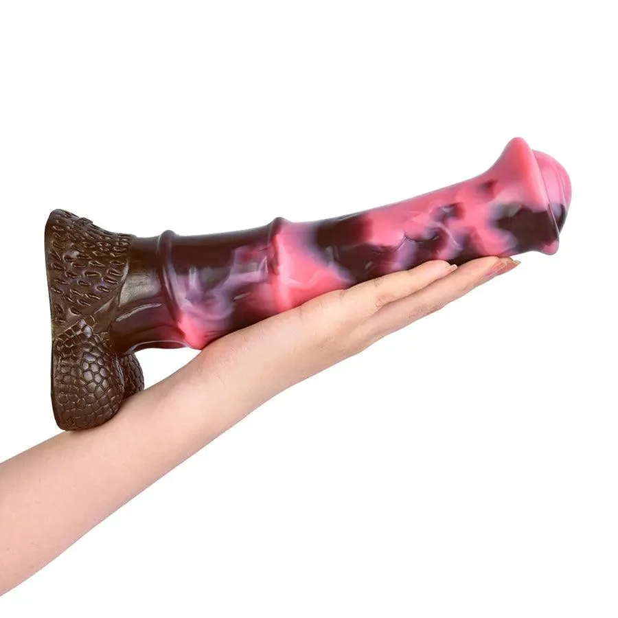 10 Inches Soft Silicone Horse Cock Dildo Toy