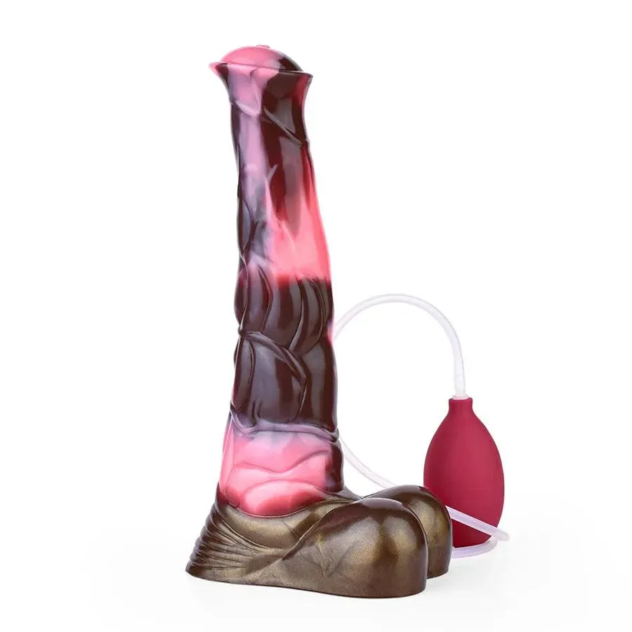 10 Inches Suction Cup Horse Cumming Dildo Toy