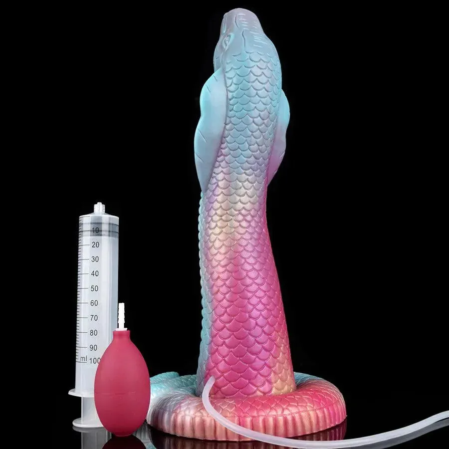15 Inches Realistic Snake Cumming Dildo