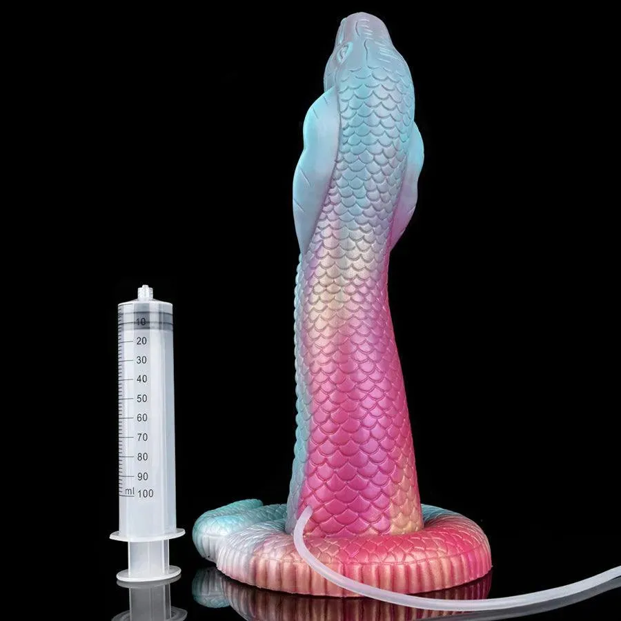 15 Inches Realistic Snake Cumming Dildo
