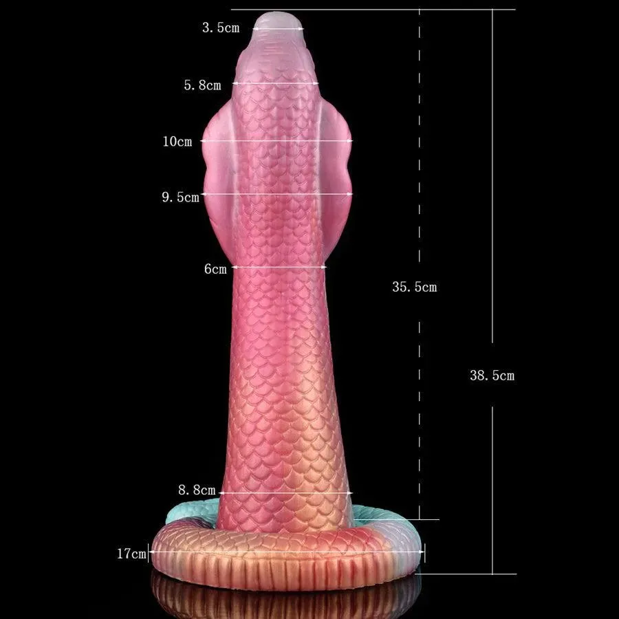 15 Inches Realistic Snake Cumming Dildo