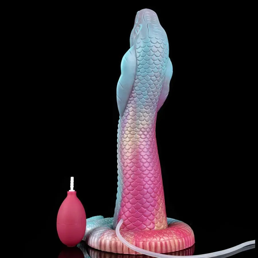 15 Inches Realistic Snake Cumming Dildo