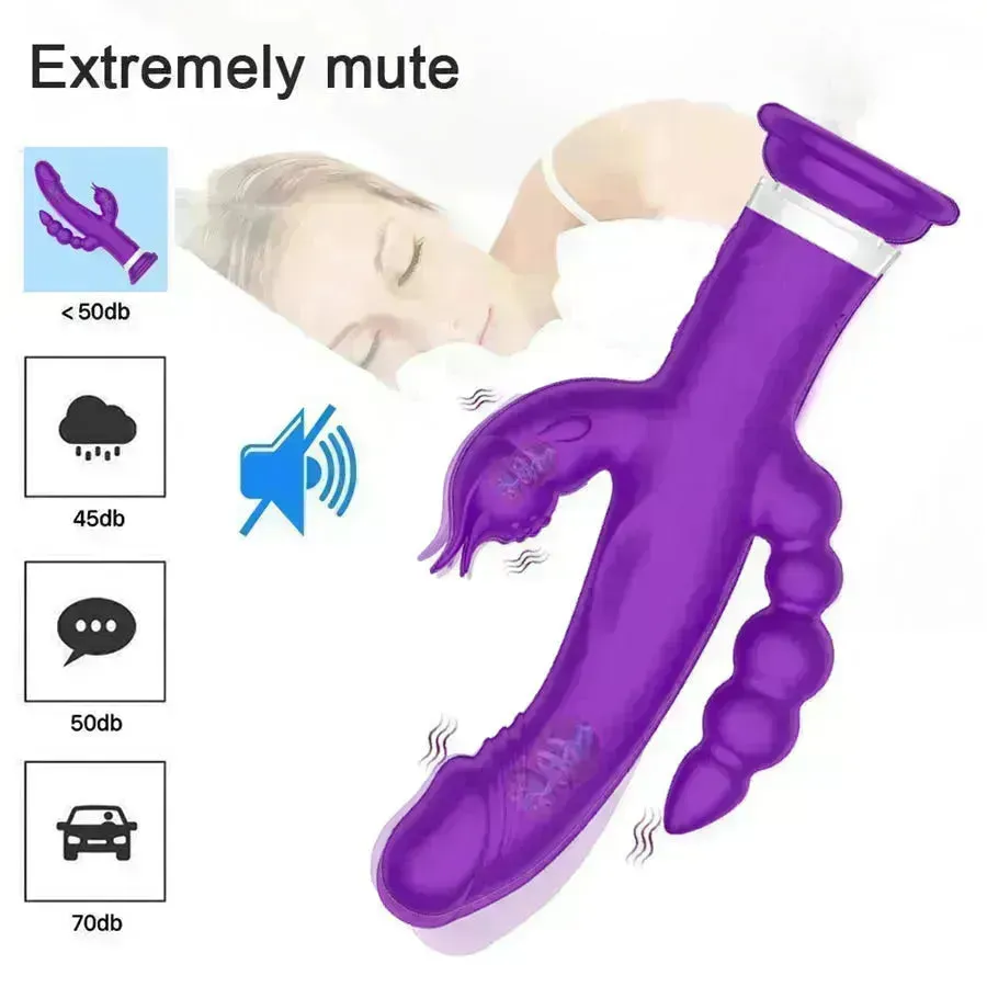 3-In-1 Vibrating Rabbit Adult Toy