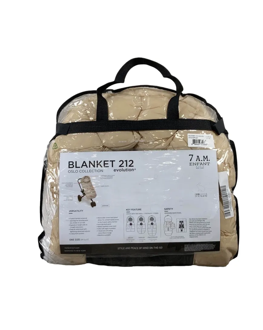 7 A.M. Enfant Blanket 212 Evolution, Almond Oslo Cloud