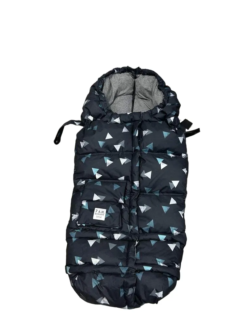 7 A.M. Enfant Blanket 212 Evolution, Aqua Triangle