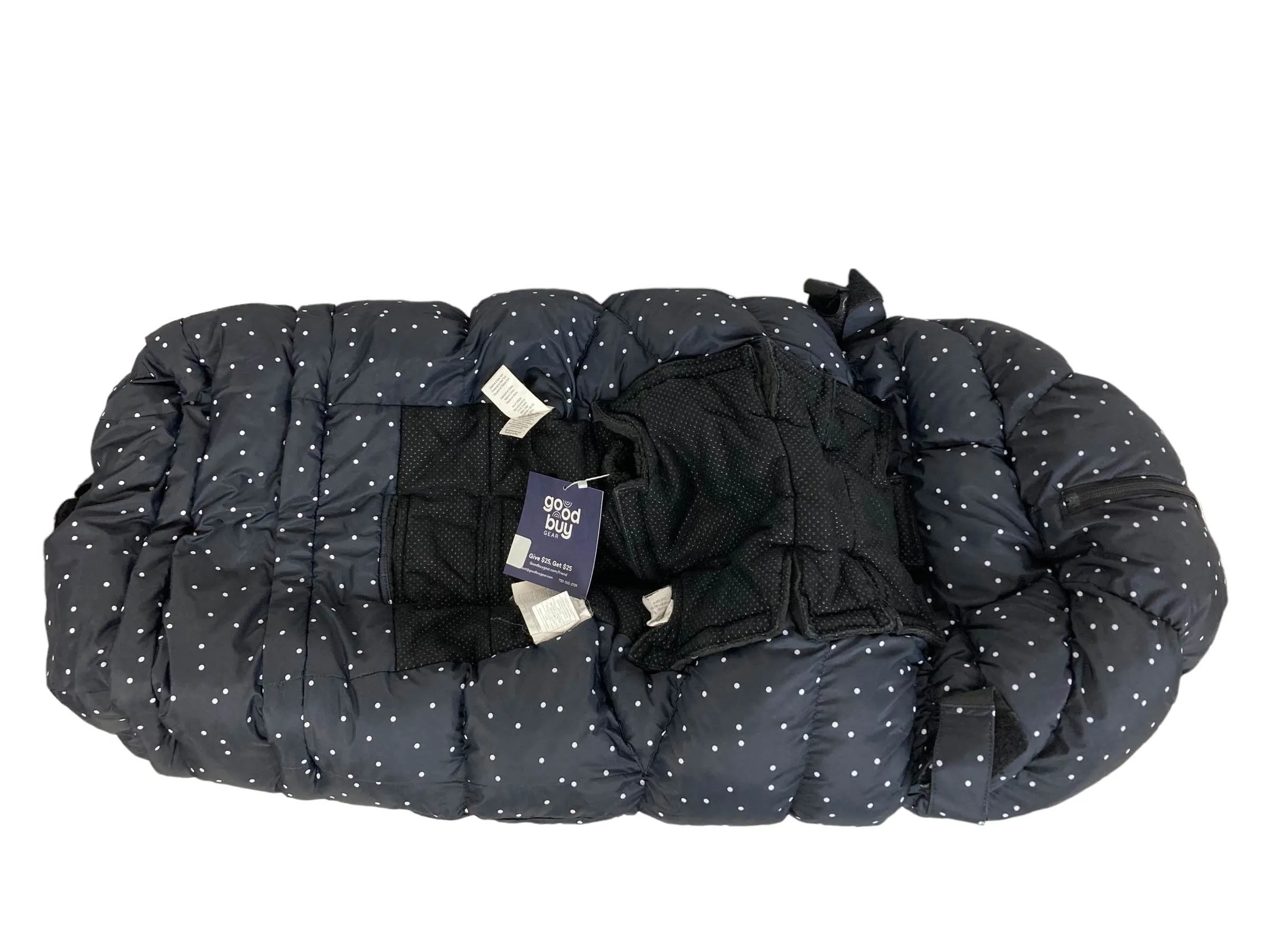 7 A.M. Enfant Blanket 212 Evolution, Black Petit Pois