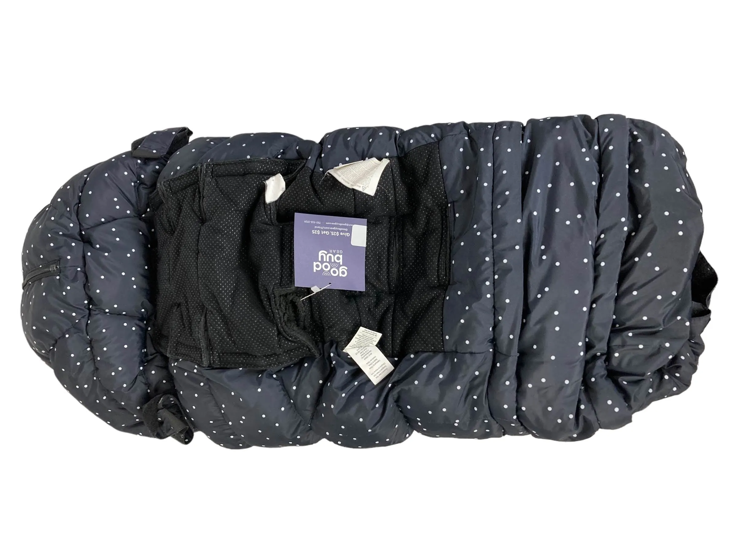 7 A.M. Enfant Blanket 212 Evolution, Black Petit Pois