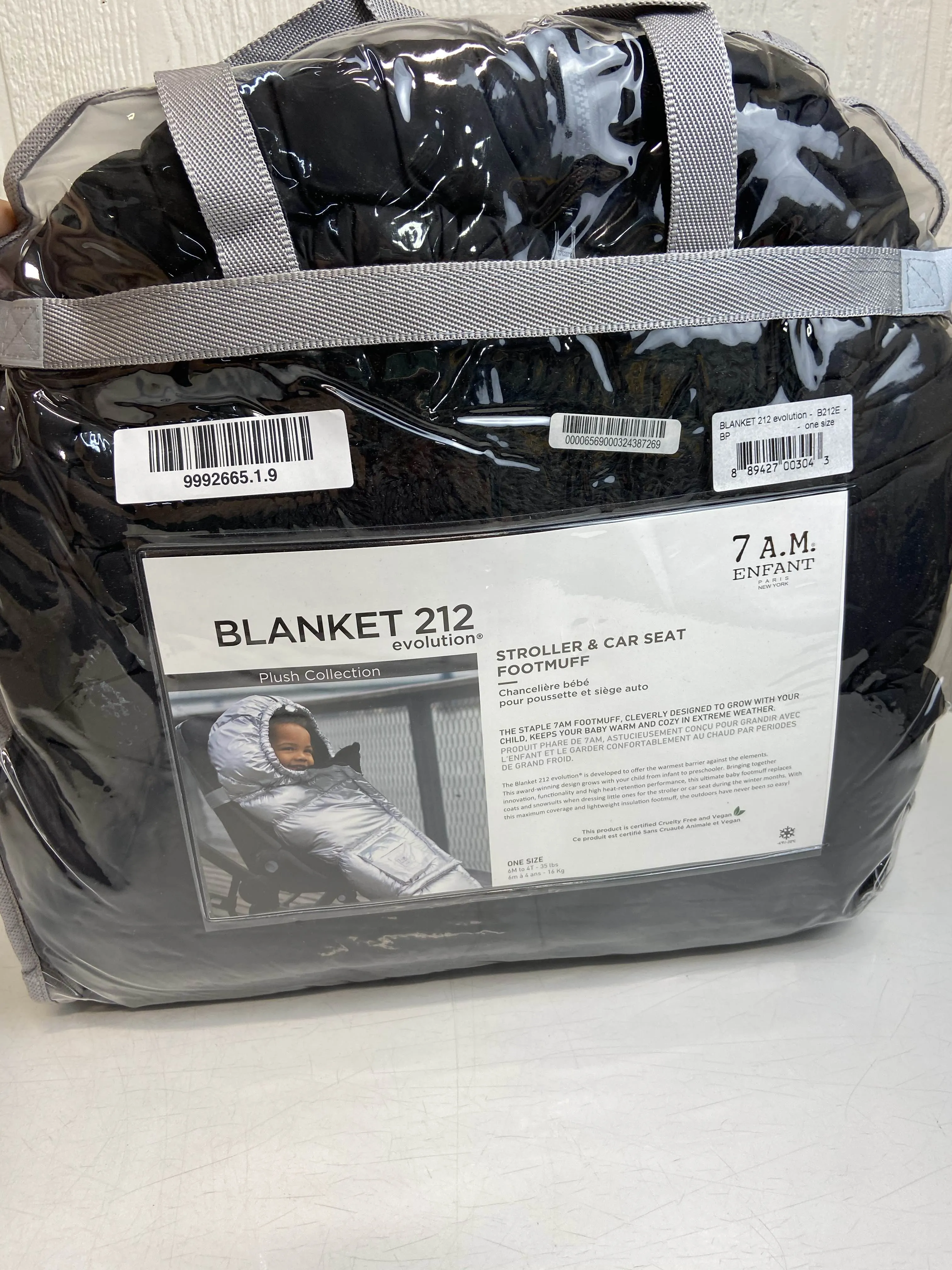 7 A.M. Enfant Blanket 212 Evolution, Black