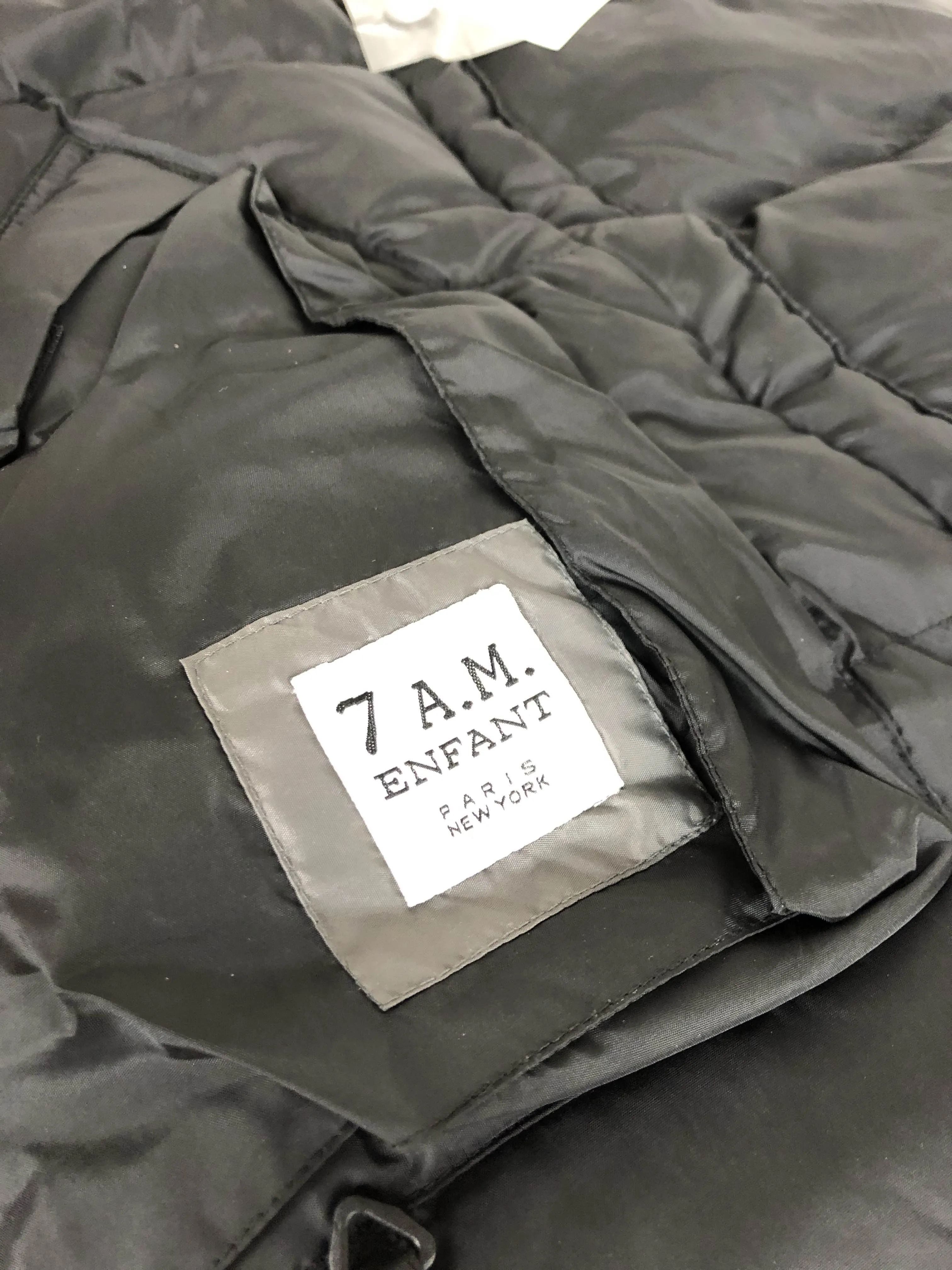 7 A.M. Enfant Blanket 212 Evolution, Black