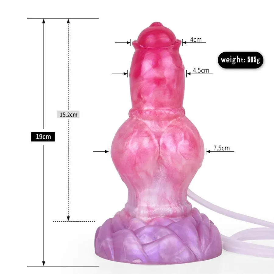 7.5 Inches Life Like Ejaculating Dog Dildo for Women