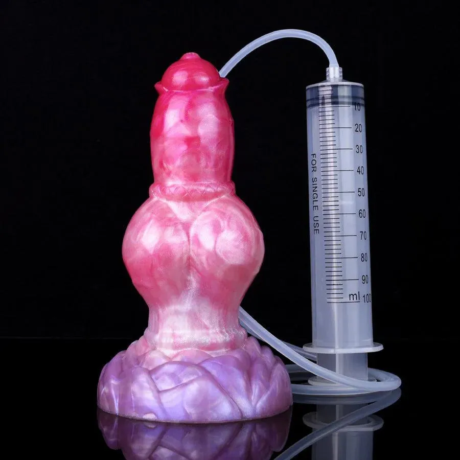 7.5 Inches Life Like Ejaculating Dog Dildo for Women