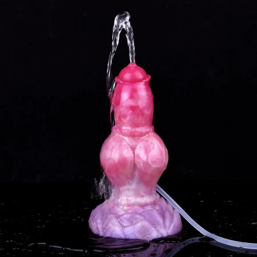 7.5 Inches Life Like Ejaculating Dog Dildo for Women