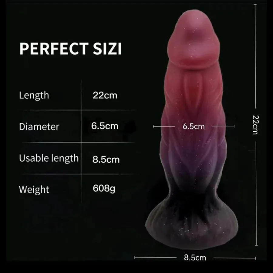 8.66 Inches Silicone Realistic Anal Dildo Sex Toy