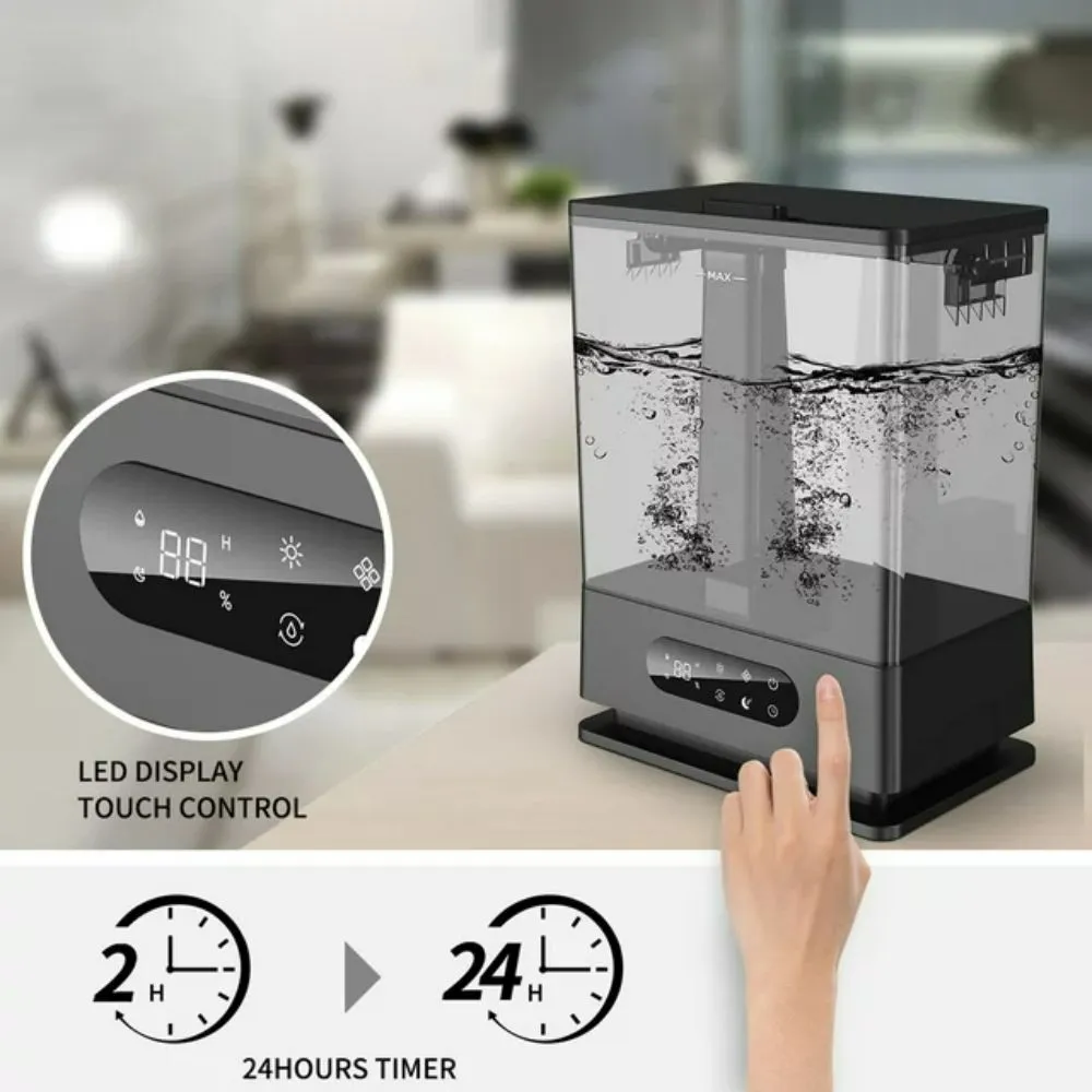 ALROCKET AK-JS06 Cool Mist Humidifier Black 6.5L