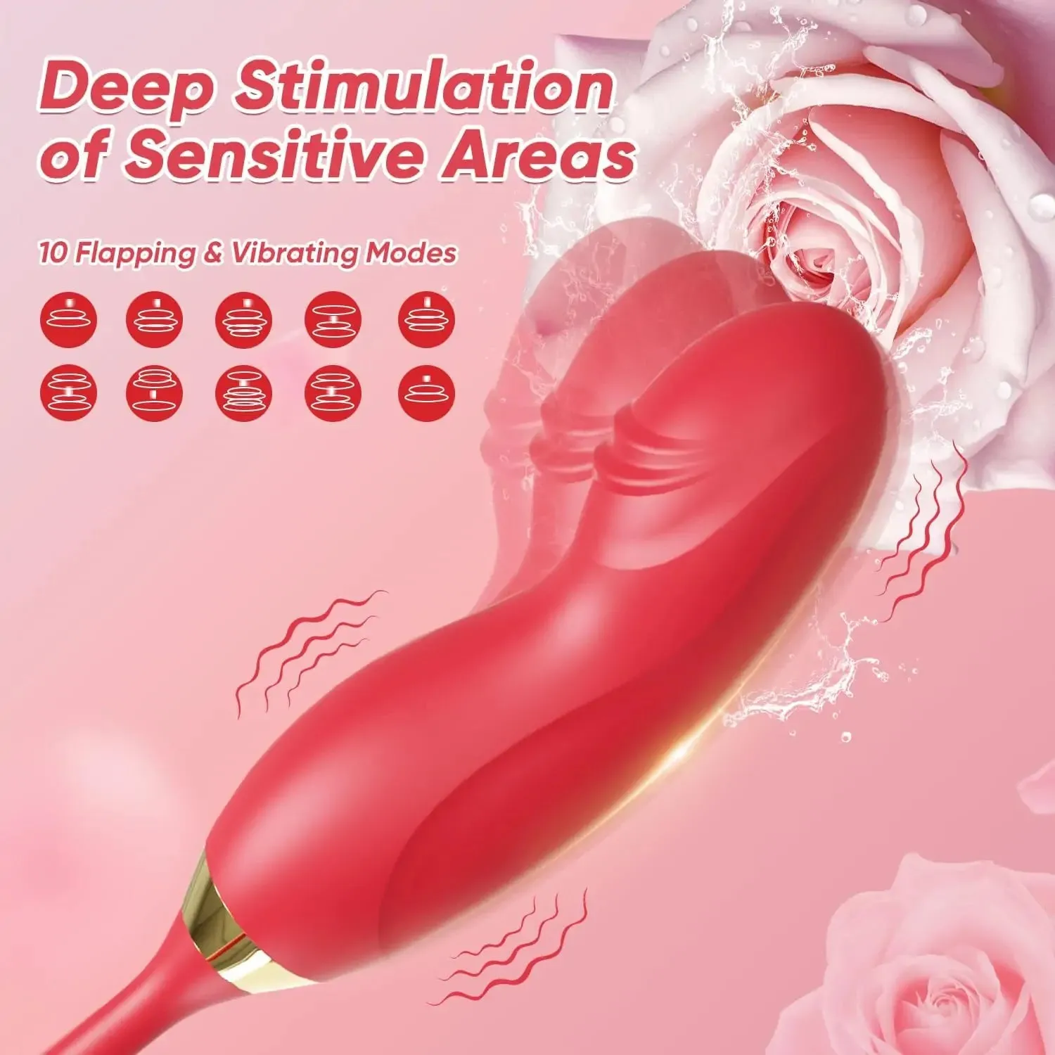 Amara Pro - Clitoral Kissing Function Stimulator with Finger Snapping Egg Vibrator #Fingering #Pussy Licking