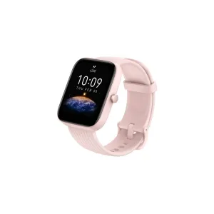 Amazfit W2171US2N 1.69" Color Display Bip 3 Pro Smart Watch, Pink