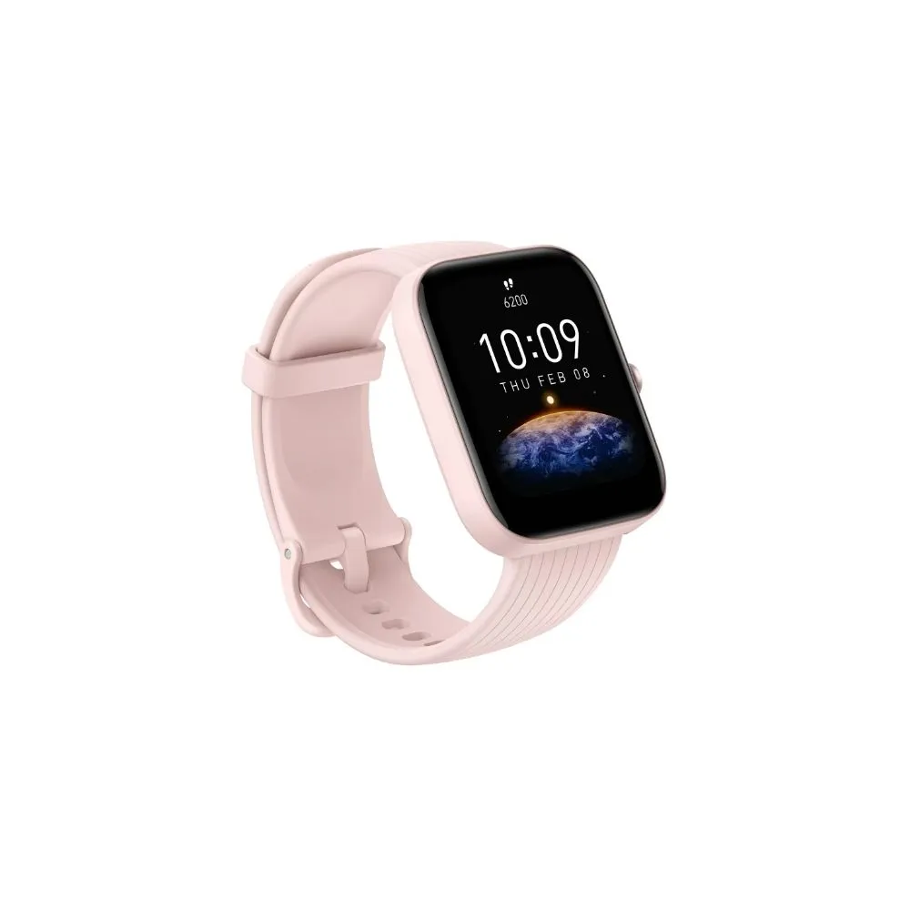 Amazfit W2171US2N 1.69" Color Display Bip 3 Pro Smart Watch, Pink