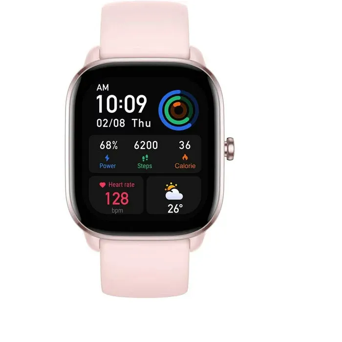 Amazfit W2176US2N GTS 4 Mini Smart Watch, Pink