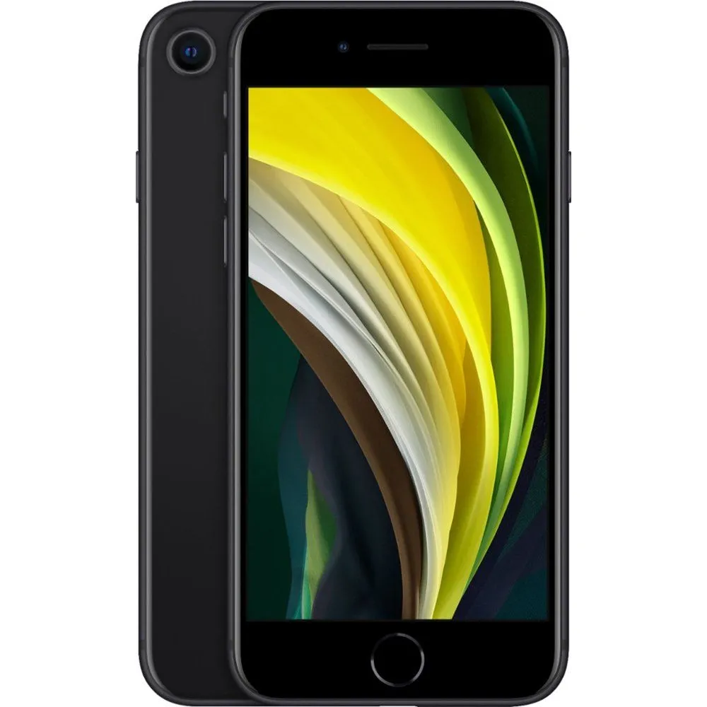 Apple iPhone SE 2 64GB Black LTE Cellular Boost Mobile MHHF3LL/A