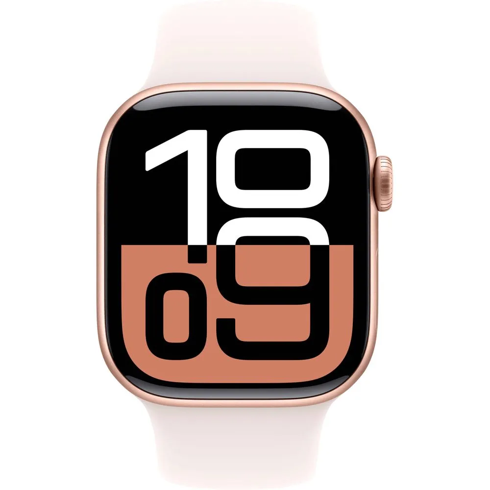 Apple Watch Gen 10 Series 10 Cell 42mm Rose Gold Aluminum - Light Blush Sport Band MWXA3LW/A