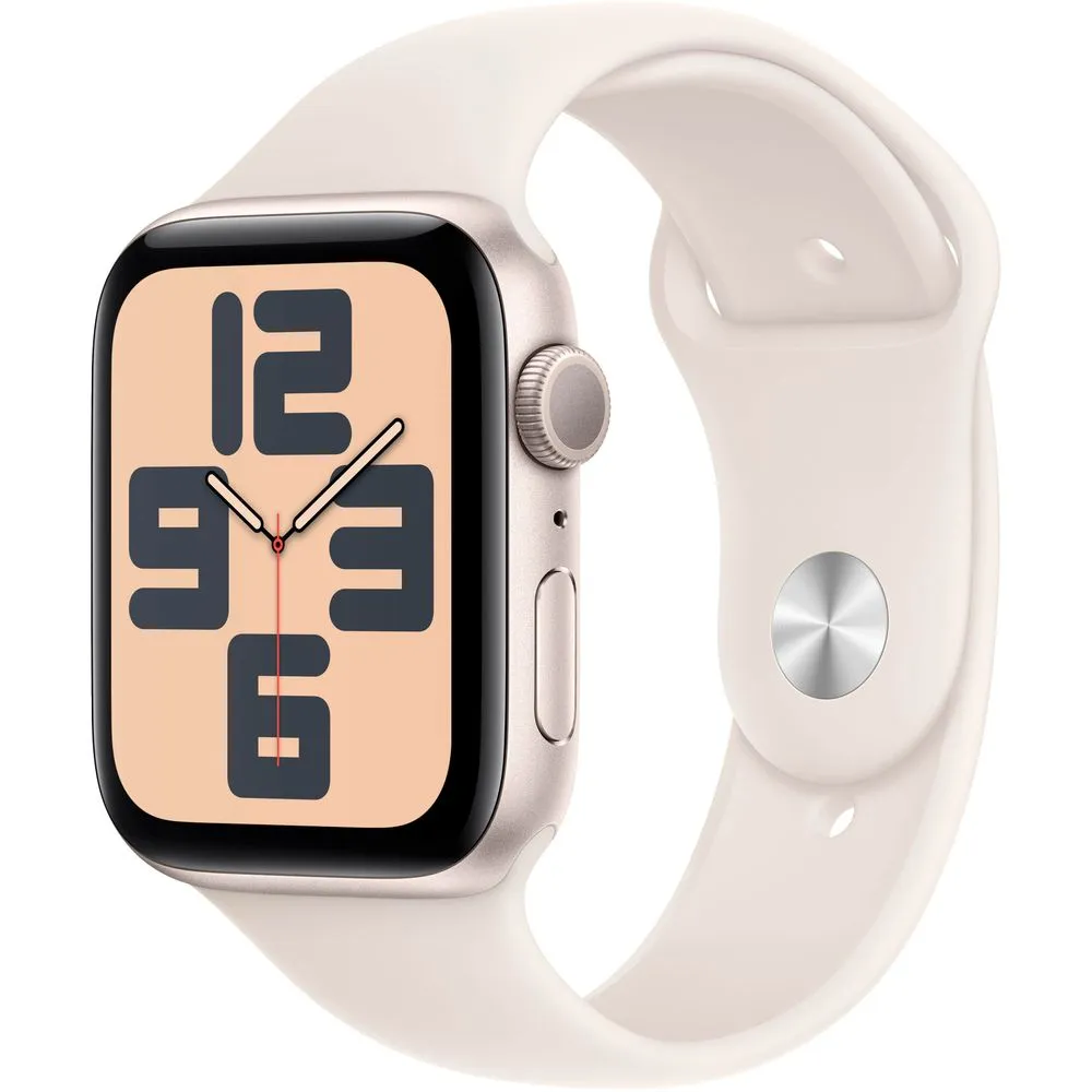 Apple Watch SE 2 44mm Starlight Aluminum - Starlight Sport Band MXEV3LL/A