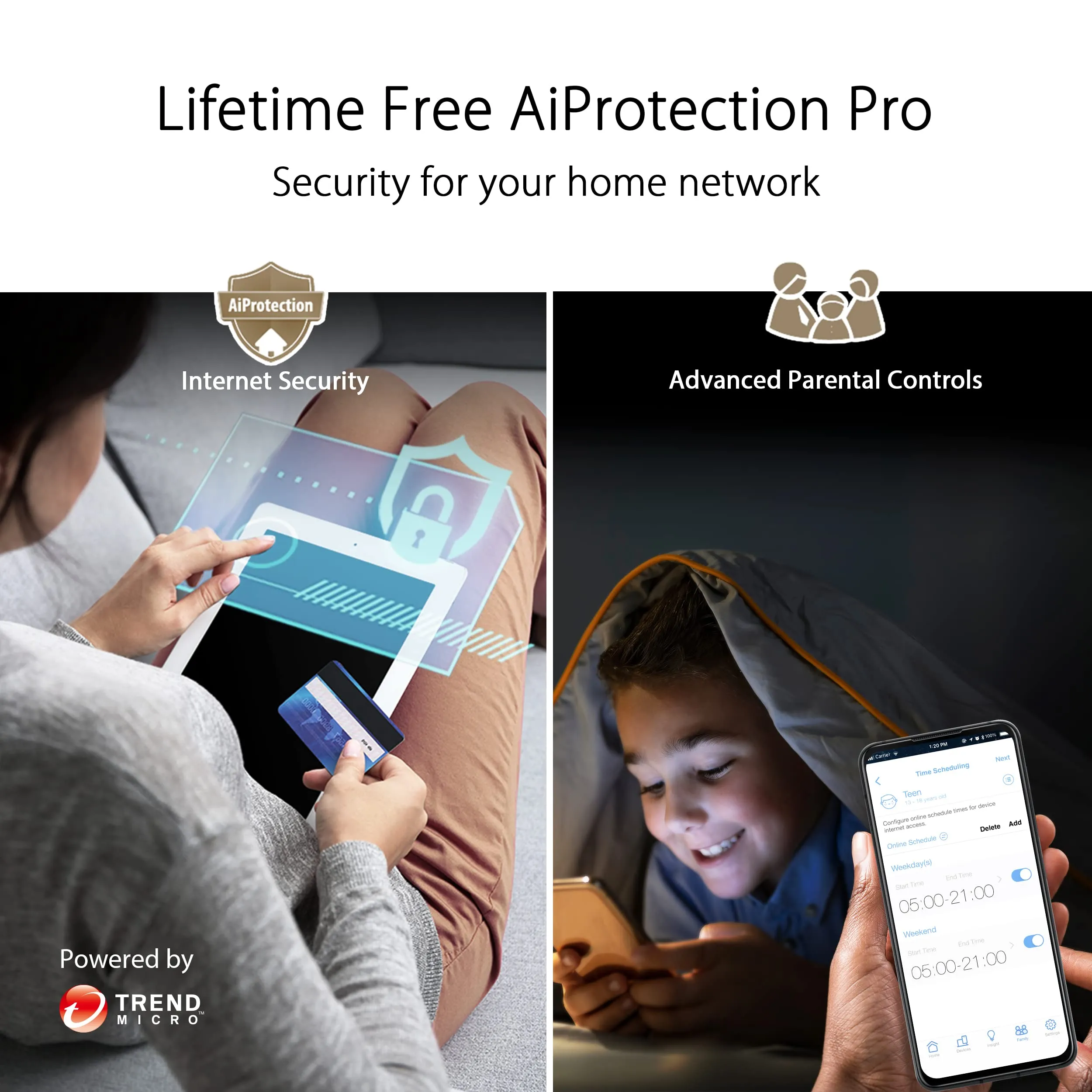 ASUS ZenWiFi XT9 AX7800 Tri-Band WiFi 6 Mesh System (2 Pack) - Up to 5700 sq ft Coverage, Lifetime Internet Security, Parental Controls, 2.5G WAN Port