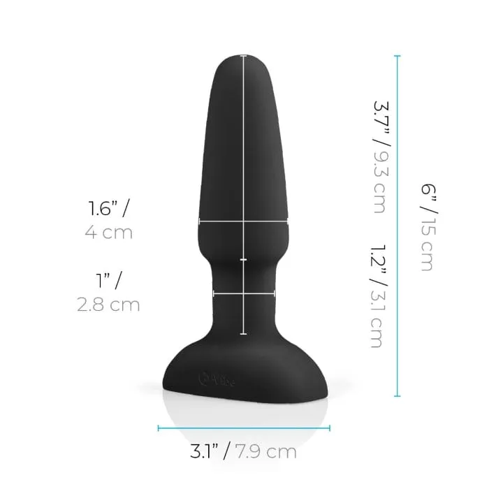 B-Vibe - Rimming 2 Remote Control Vibrating Anal Plug (Black)