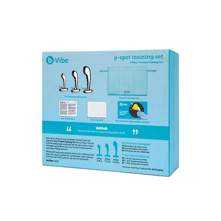 b-Vibe Stainless Steel Prostate Training Set