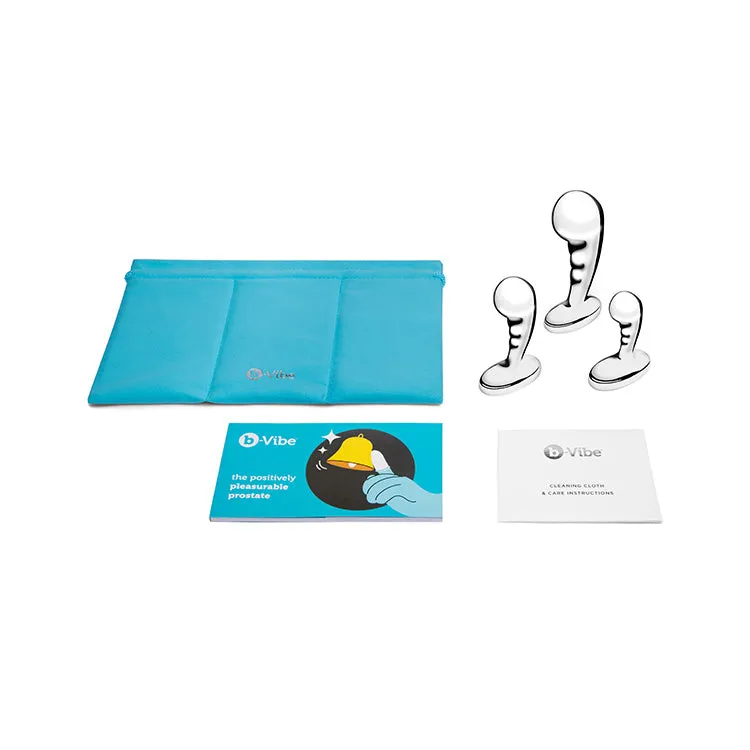 b-Vibe Stainless Steel Prostate Training Set