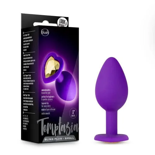 Blush Novelties - Temptasia Bling Anal Plug with Gem