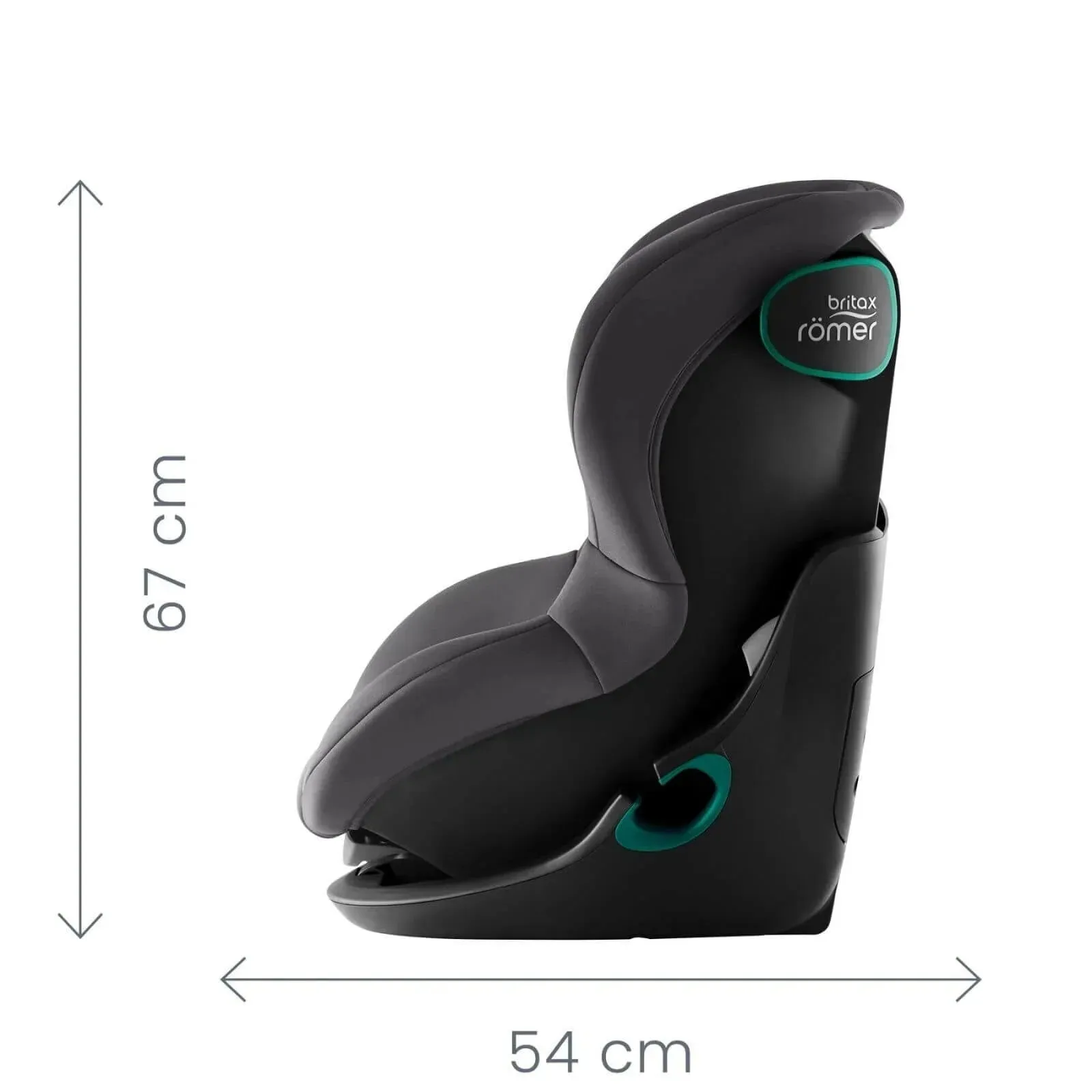 Britax Römer King Pro BR i-SIZE Group 1 Car Seat - Midnight Grey