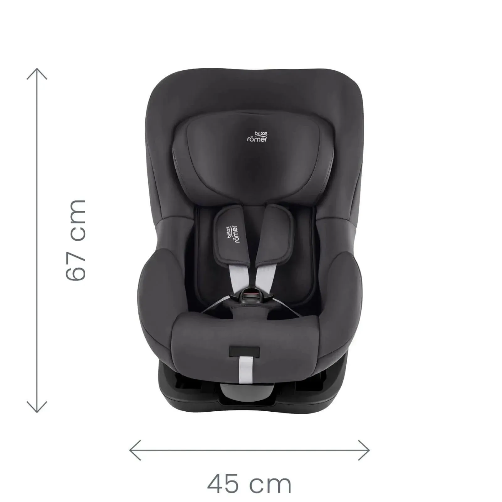 Britax Römer King Pro BR i-SIZE Group 1 Car Seat - Midnight Grey