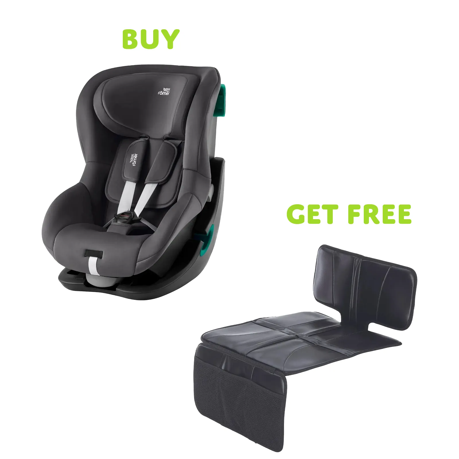Britax Römer King Pro BR i-SIZE Group 1 Car Seat - Midnight Grey
