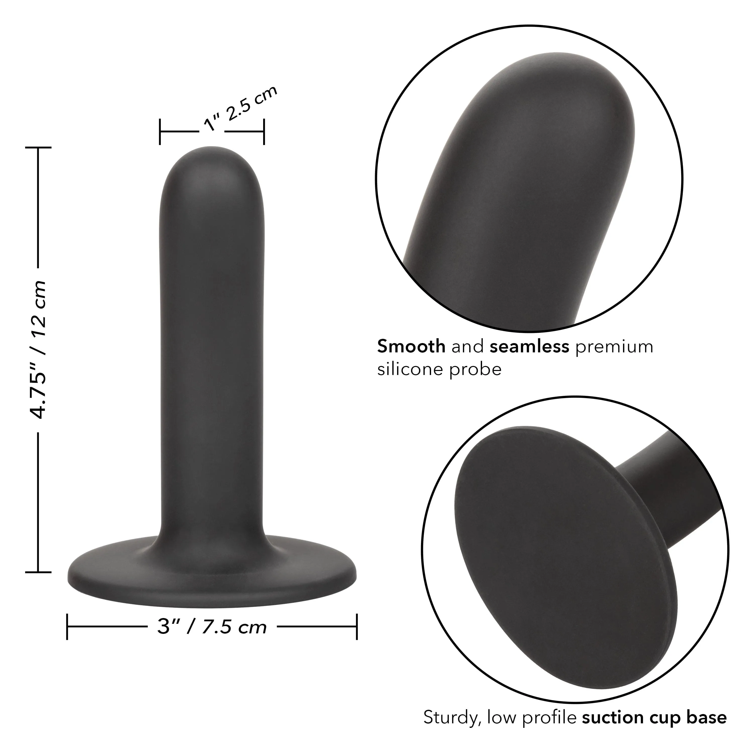 California Exotics - Boundless Smooth Pegging Probe Strap on Dildo