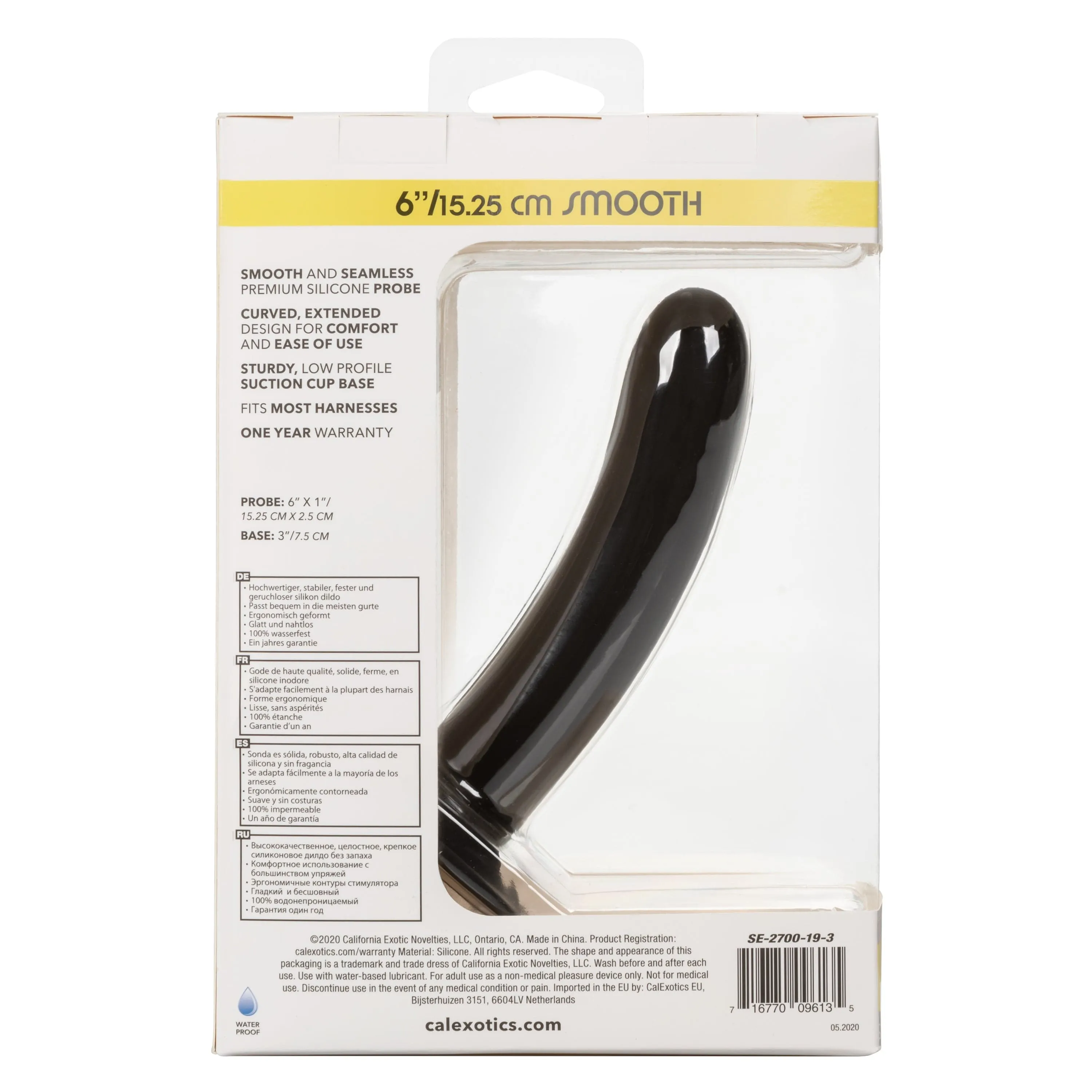 California Exotics - Boundless Smooth Pegging Probe Strap on Dildo