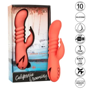 California Exotics - California Dreaming Orange County Cutie Rabbit Vibrator (Orange)