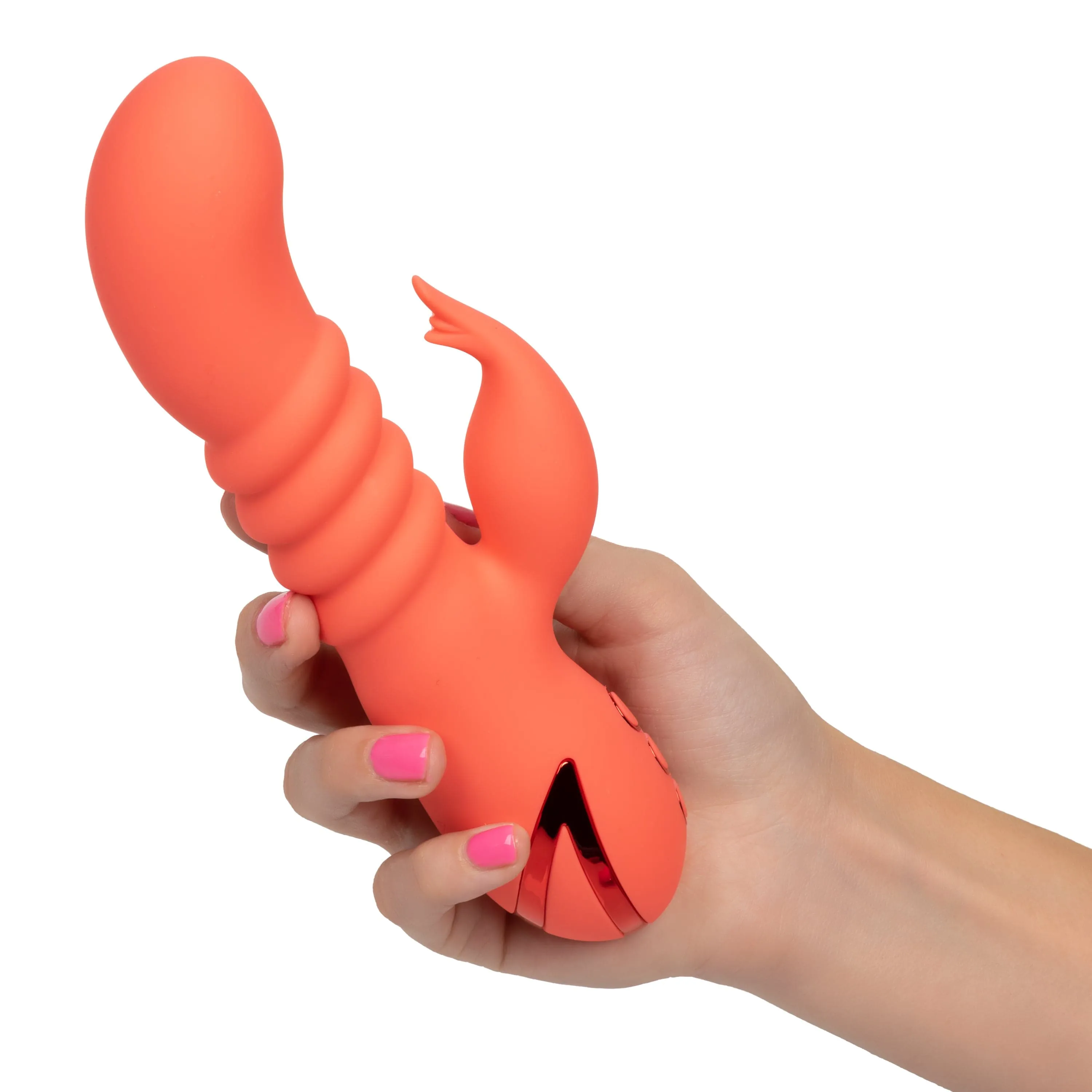 California Exotics - California Dreaming Orange County Cutie Rabbit Vibrator (Orange)