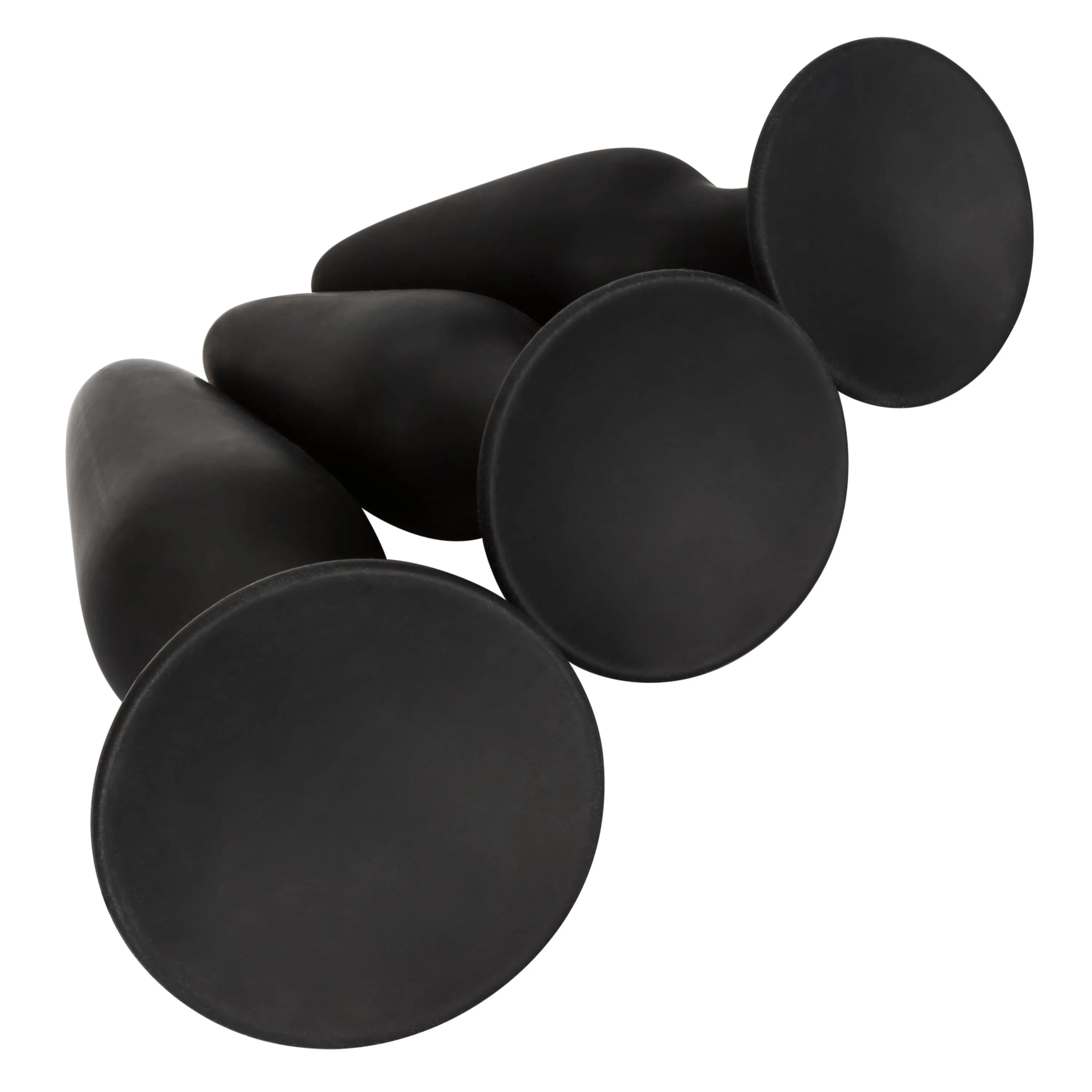 California Exotics - Colt Silicone Anal Trainer Kit 3 Plugs (Black)