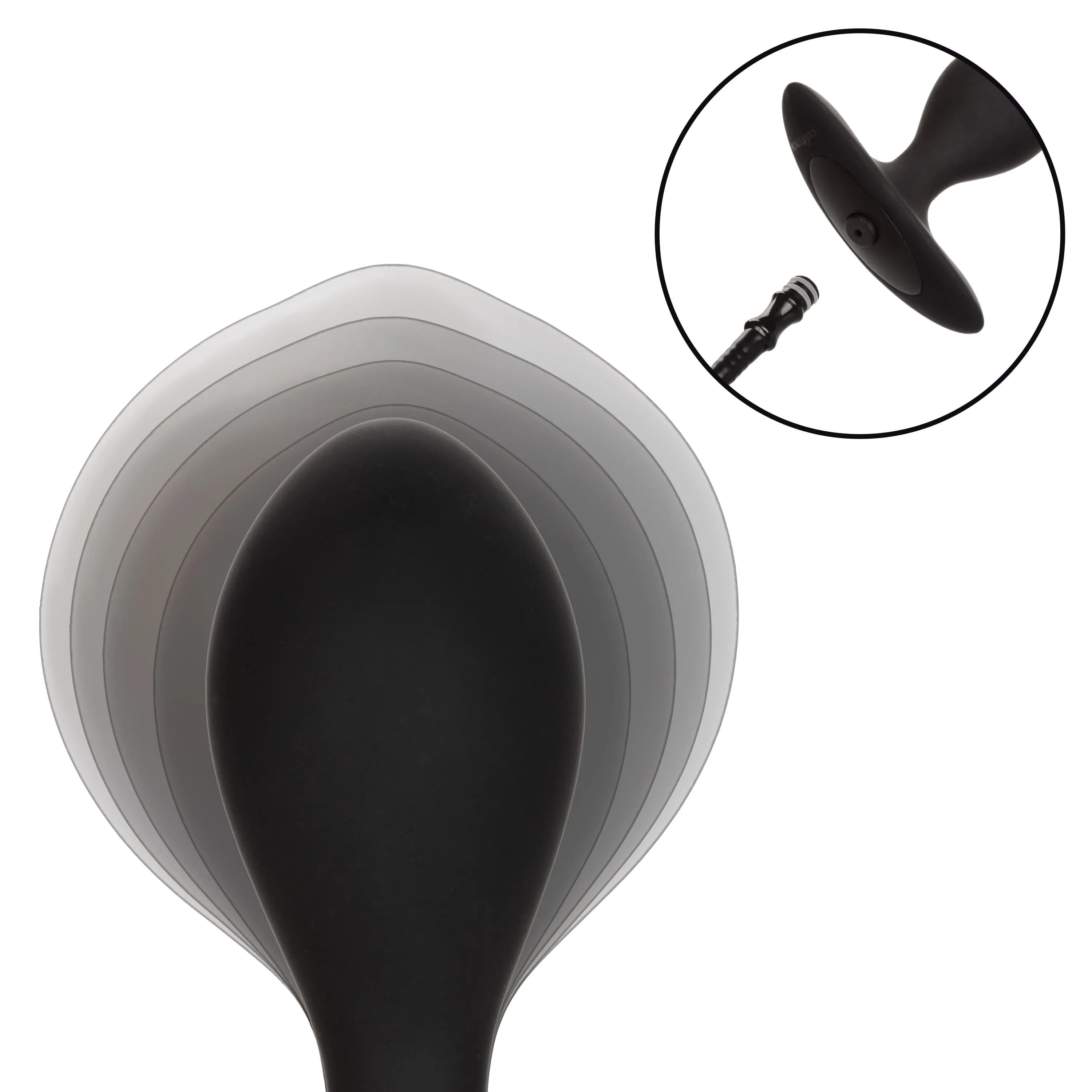 California Exotics - Colt Weighted Inflatable Pumper Plug (Black)