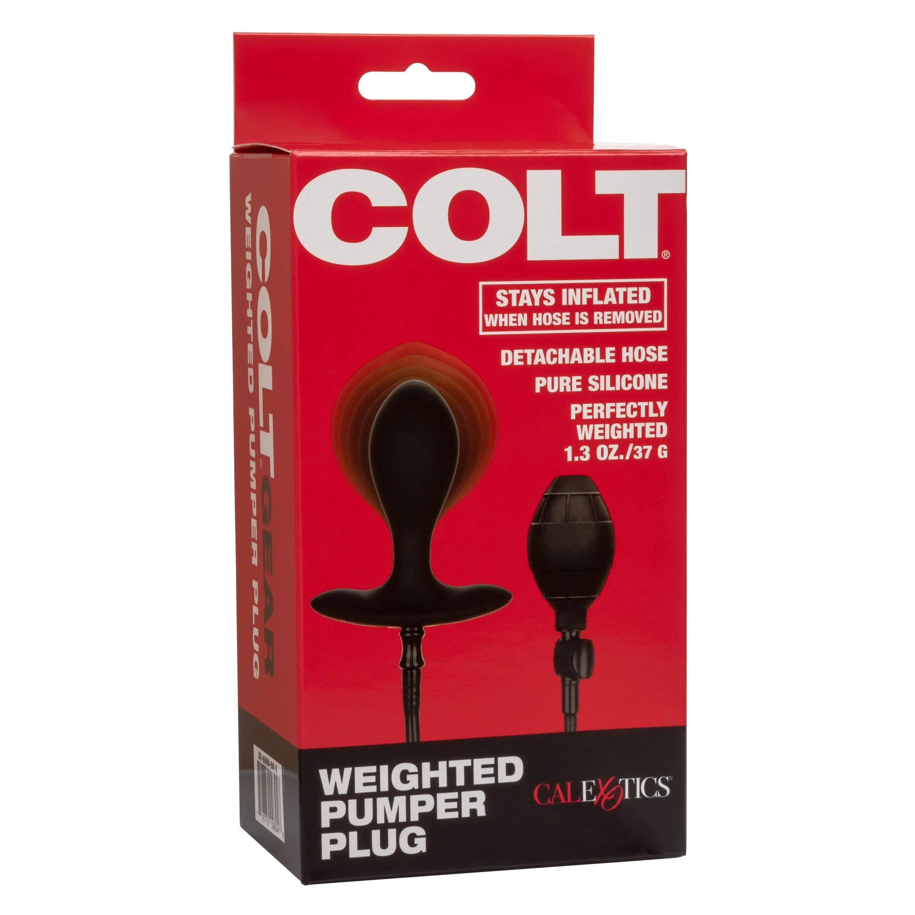 California Exotics - Colt Weighted Inflatable Pumper Plug (Black)