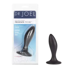 California Exotics - Dr Joel Kaplan Silicone Curved Prostate Probe Anal Plug (Black)