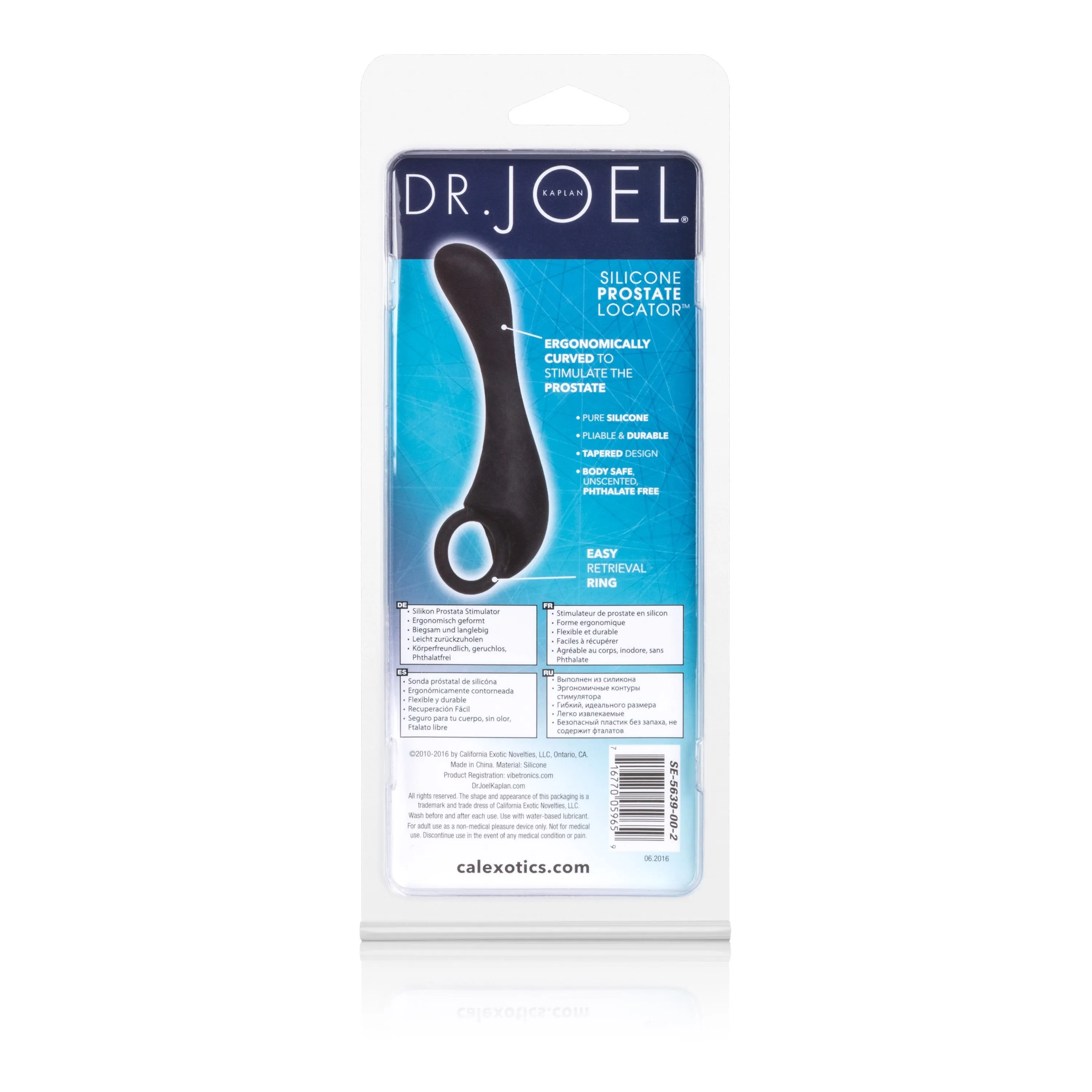 California Exotics - Dr. Joel Kaplan Silicone Prostate Locator Massager (Black)