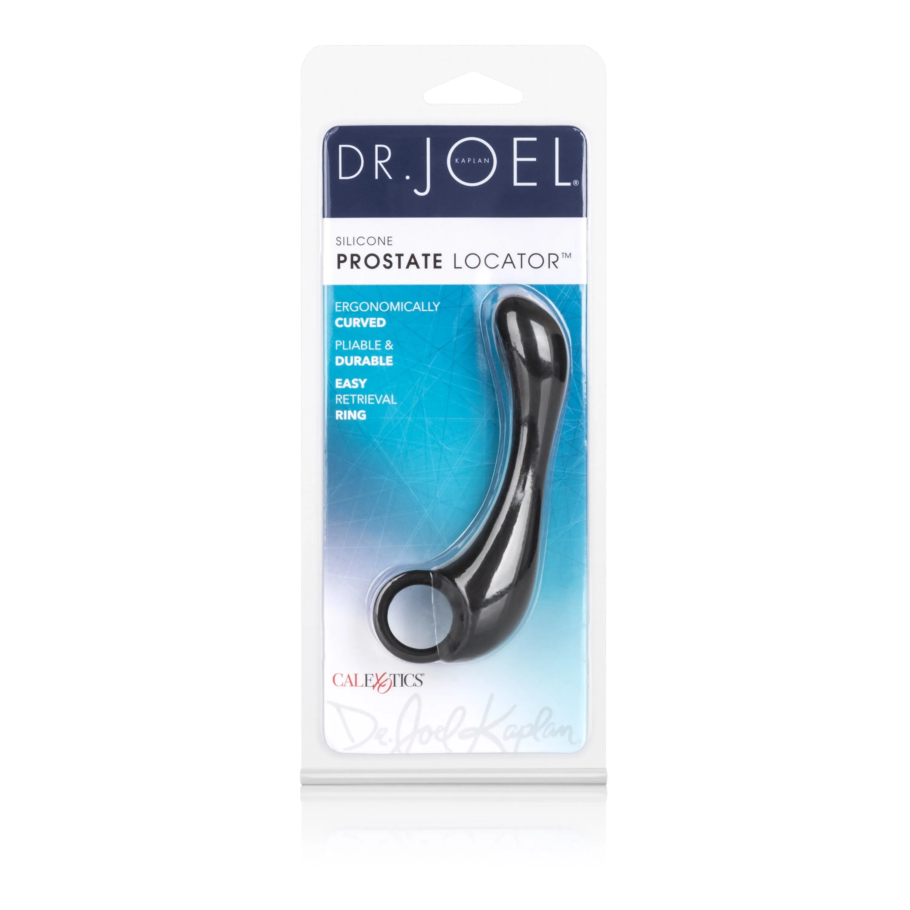 California Exotics - Dr. Joel Kaplan Silicone Prostate Locator Massager (Black)