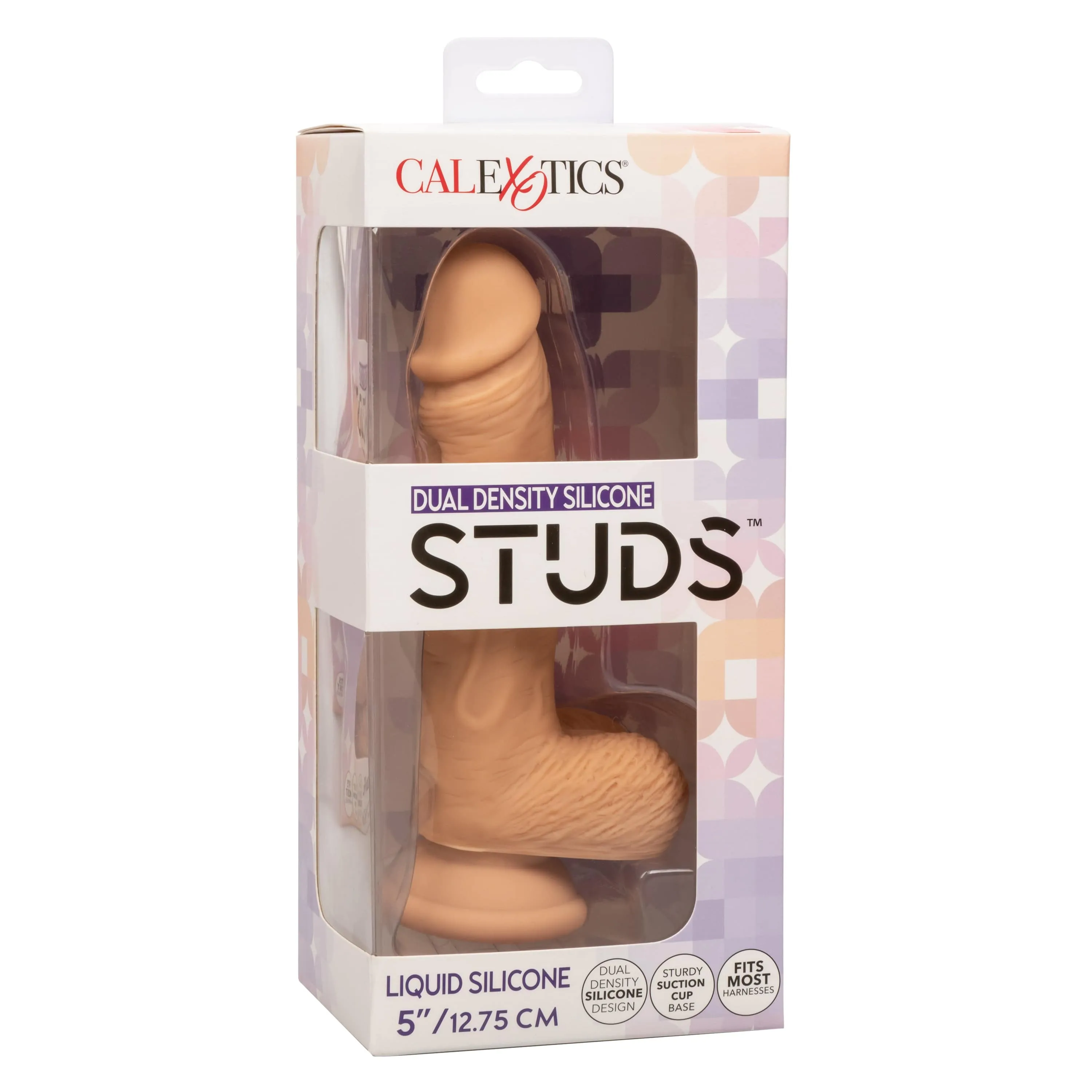 California Exotics - Dual Density Silicone Studs Realistic Dildo