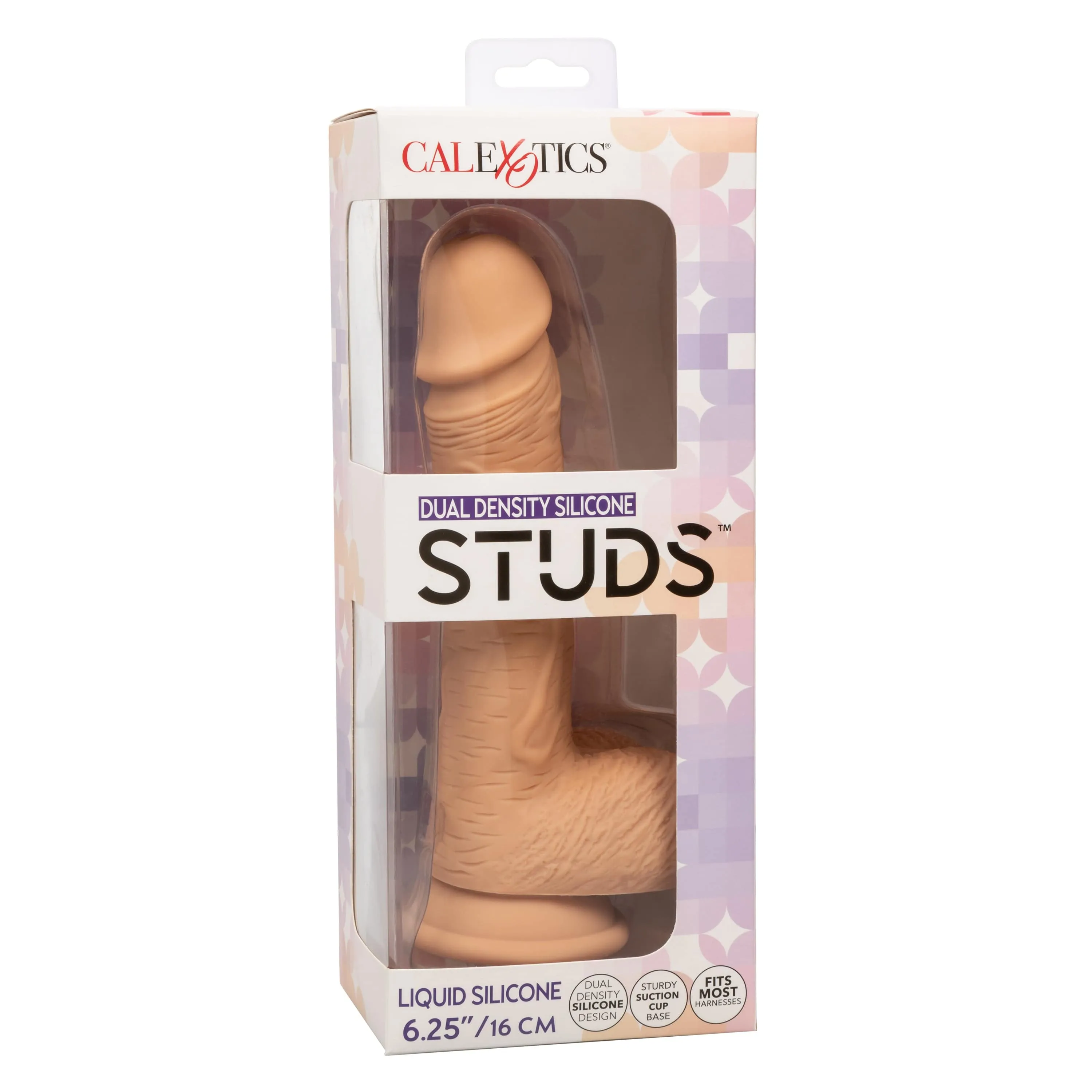 California Exotics - Dual Density Silicone Studs Realistic Dildo
