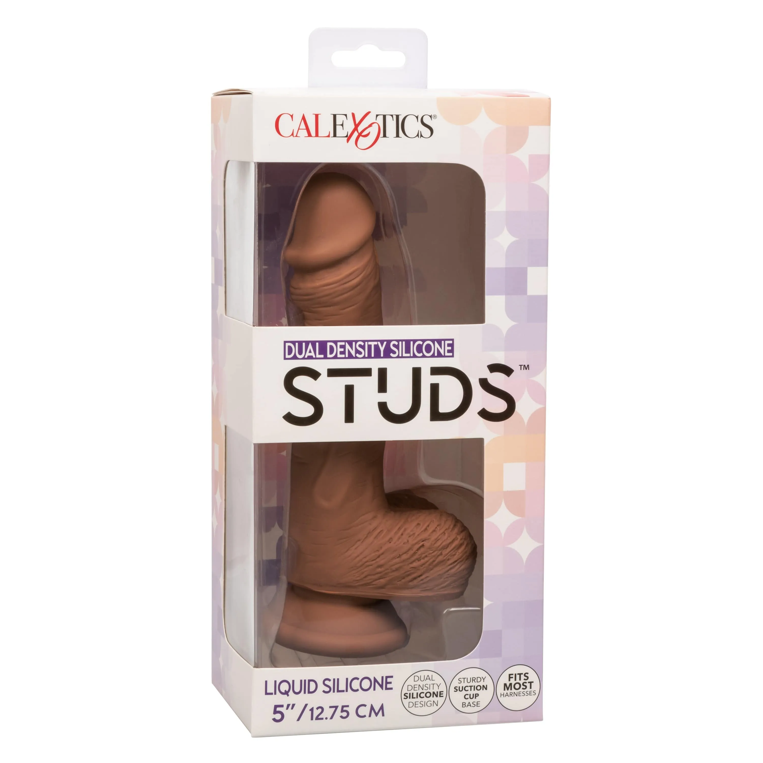 California Exotics - Dual Density Silicone Studs Realistic Dildo
