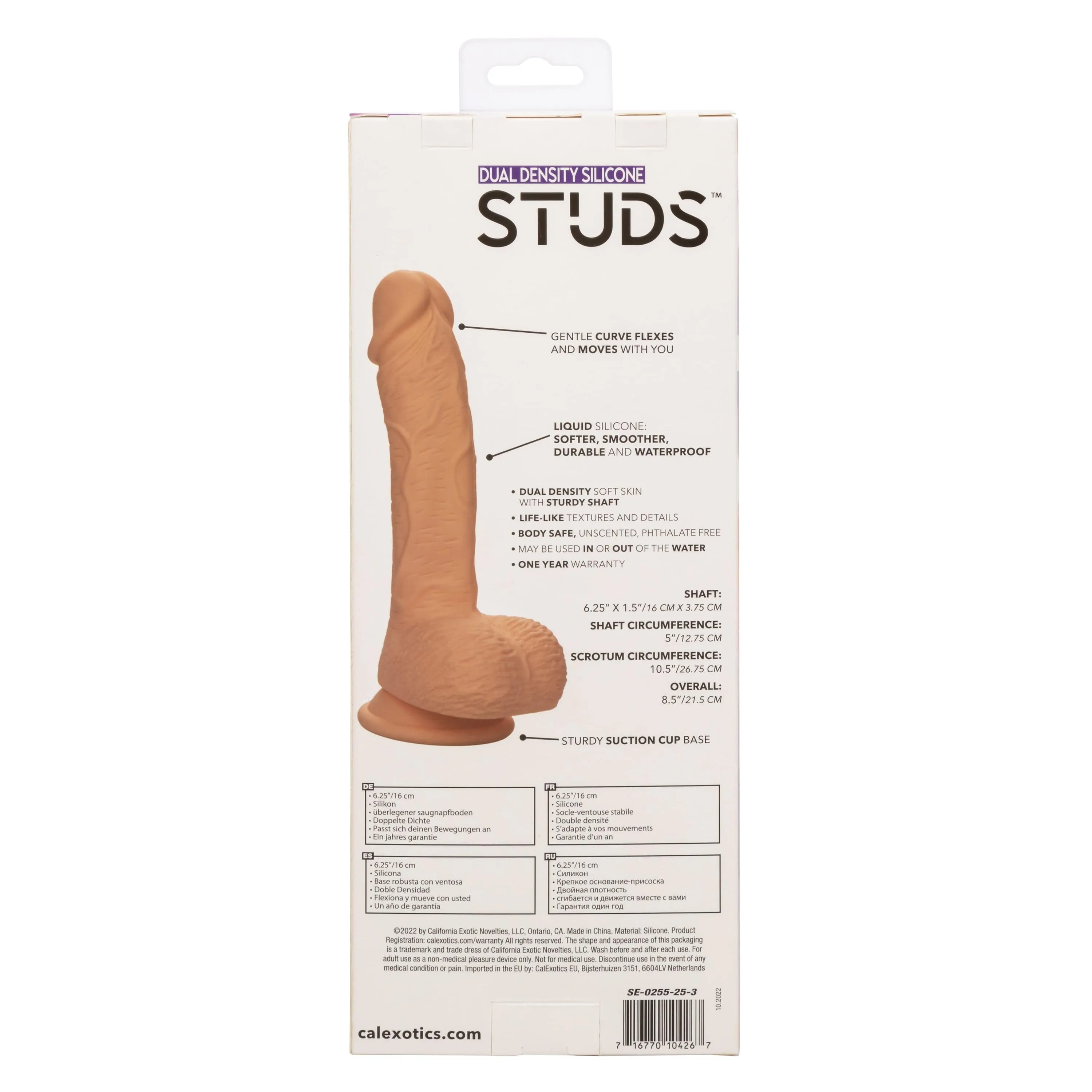 California Exotics - Dual Density Silicone Studs Realistic Dildo