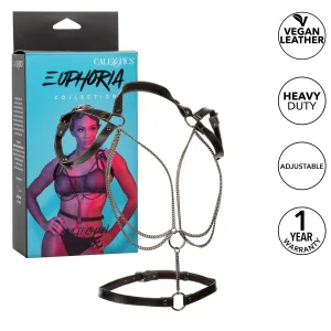 California Exotics - Euphoria Collection Multi Chain Halter Dress Accessory (Black)