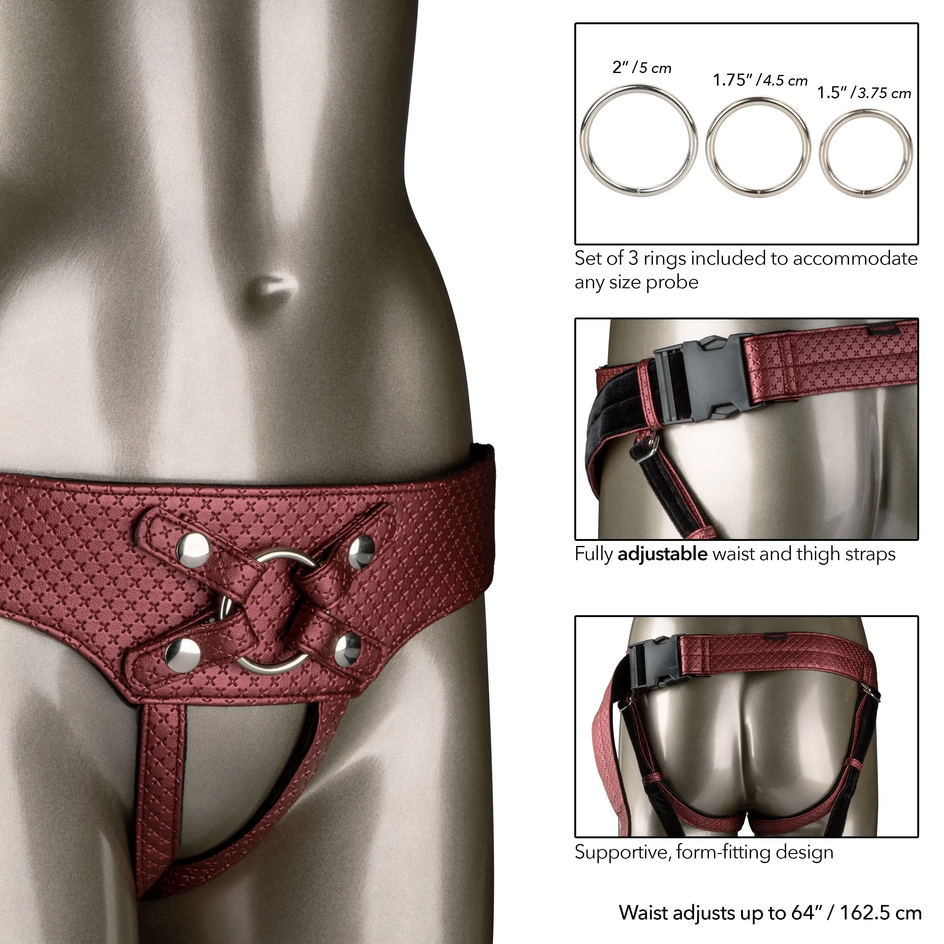 California Exotics - Her Royal Harness The Regal Empress Crotchless Strap On